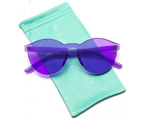 WearMe Pro – Colorful One Piece Round Sunglasses