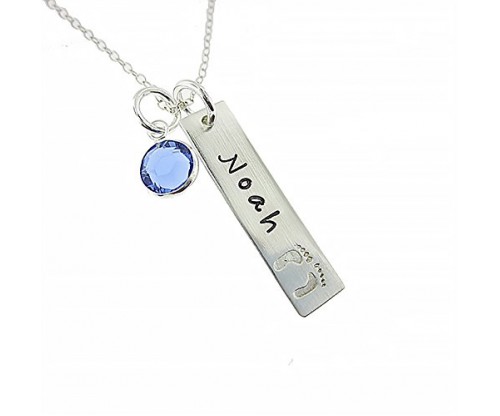 My Tiny Prints – Personalized Sterling Silver Name Necklace