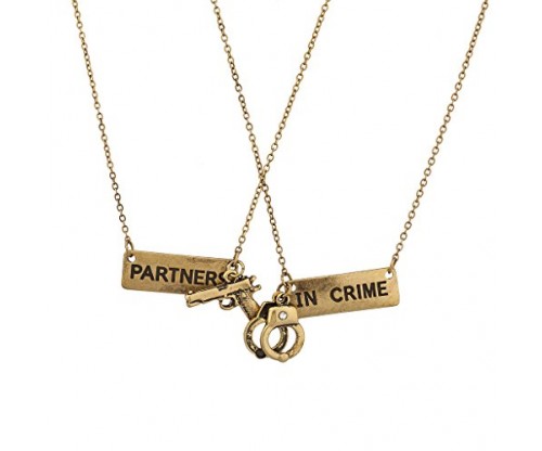 Partners In Crime Handcuff Necklace