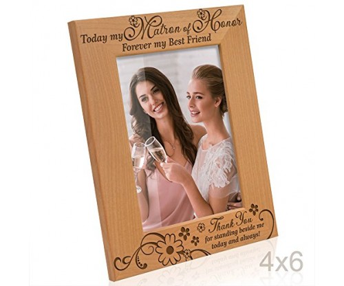 Kate Posh Photo Frame – Today my Matron of Honor, Forever my Best Friend