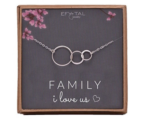 Family, I Love Us – Sterling Silver Necklace