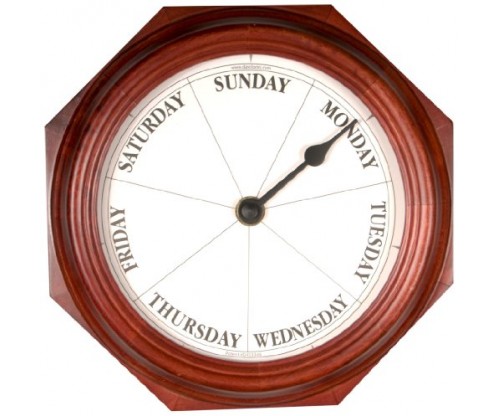 DayClocks Inc. Classic Mahogany DayClock