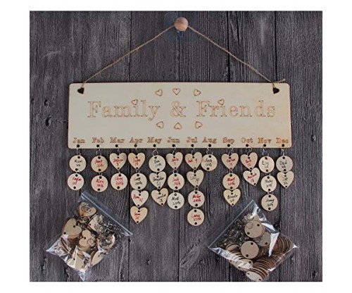 Joy Leo DIY Wood Calendar Reminder
