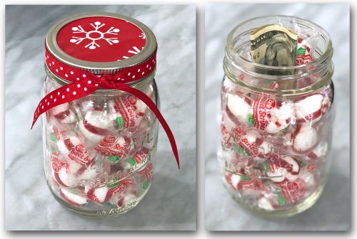 Candy Jar with Money