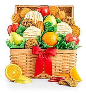 GiftTree Fresh Fruit and Chocolates Gift Basket