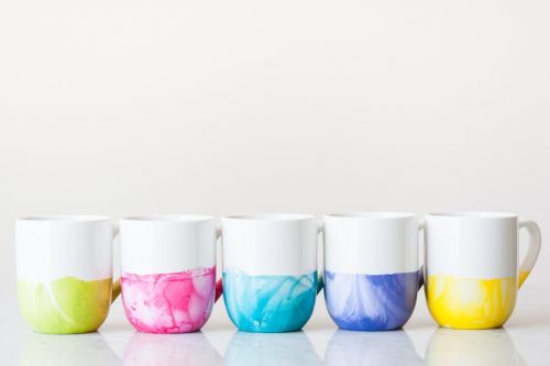 watercolor mugs