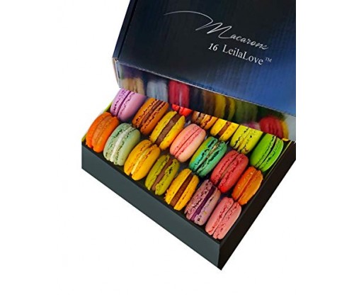 Leilalove Macarons – 16 Parisian Macaron Collections of Dozen Flavors