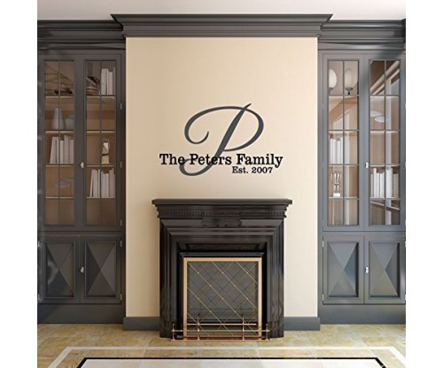 Custom Family Name Wall Decal – Personalized Name