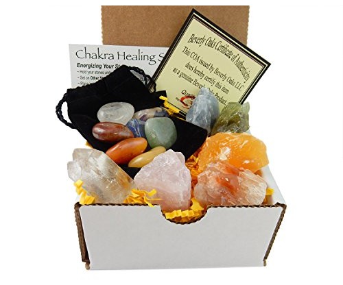 Beverly Oaks Chakra Mineral Starter Set/Crystal Healing Kit