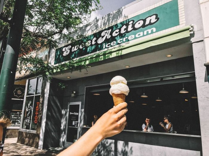 Goat Cheese Beet Swirl – Sweet Action Ice Cream, Denver, Colorado