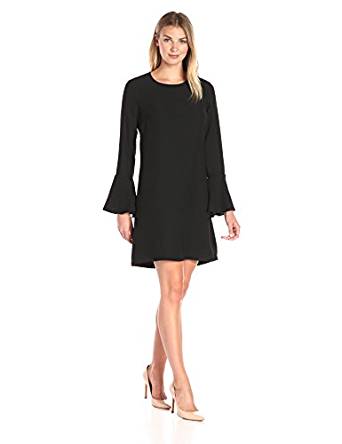 Lark & Ro Women's Flutter Cuff Shift Dress