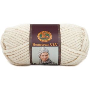 Lion Brand Hometown USA Yarn (098) Houston Cream, Houston Cream