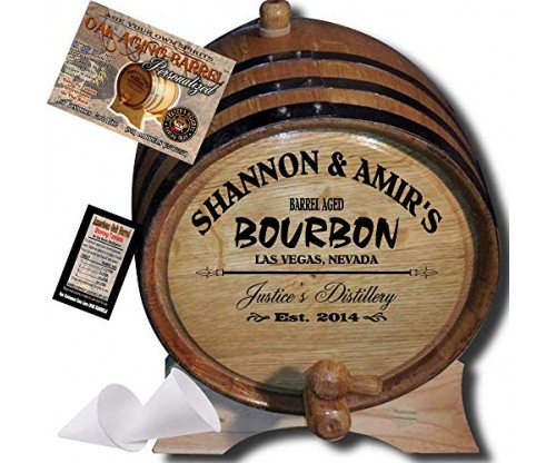 Personalized American Oak Bourbon Aging Barrel