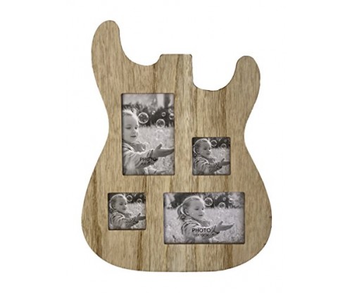 Rise8 Studios Guitar Body Shaped Music Wooden Picture Frame