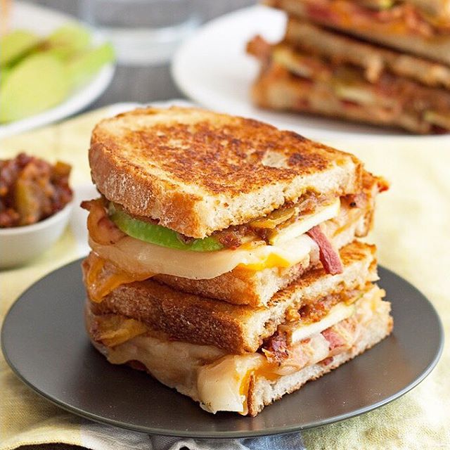 Provolone and Cheddar Grilled Cheese