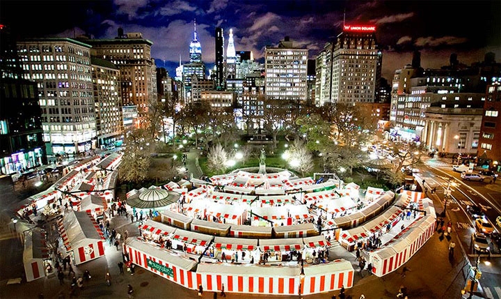 Union Square Holiday Market: New York City, NY