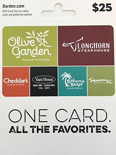 Darden Restaurants Gift Card - Gift a Delicious Meal ...