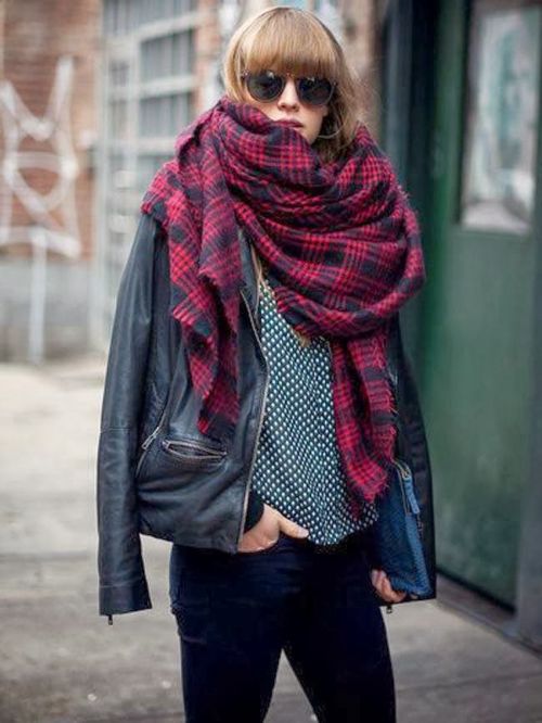 scarf wearing