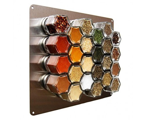 Wall Plate Base for Magnetic Spice Jars