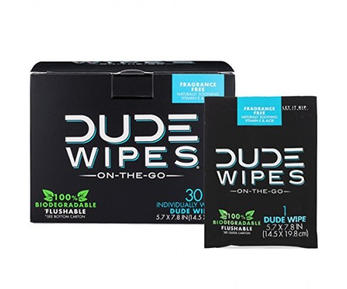 DUDE Wipes – Flushable Wet Wipes