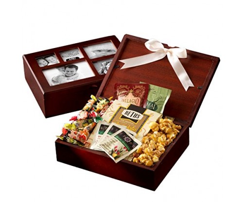 Broadway Basketeers Sweets & Snacks Filled Photo Gift Box Collection