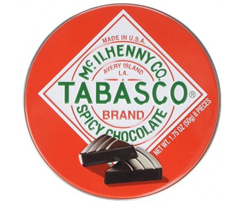 Tabasco Tin Spicy Dark Chocolate Wedges