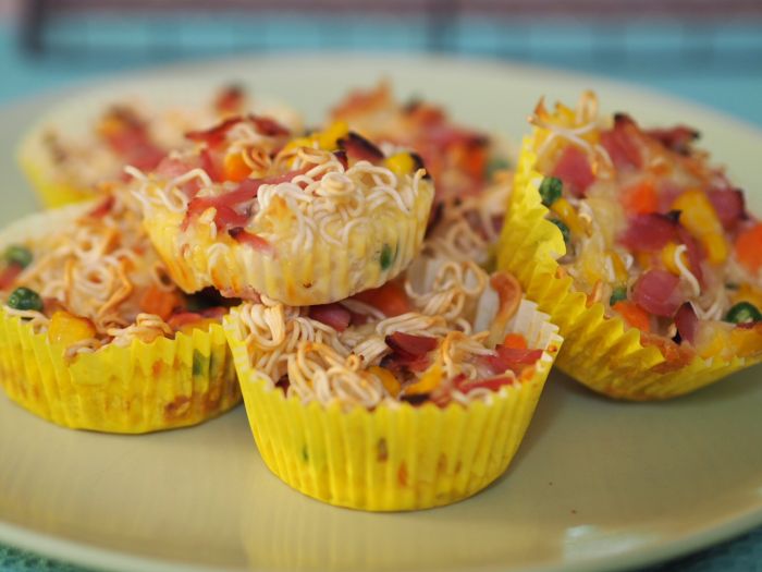 Ham Noodle Cups