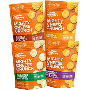 Low Carb, Gluten Free, High Protein Healthy Cheese and Egg Snack – Savory, Keto & Diet Friendly Cheese Crunch with Natural Ingredients, Variety Pack