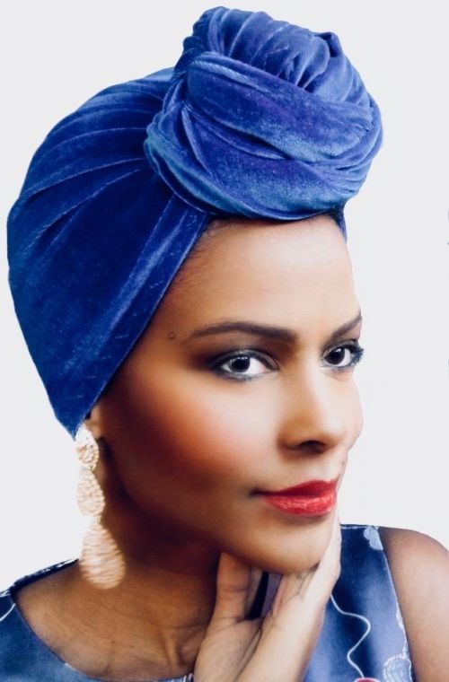 The Regal Wrap Velvet Headwrap | ThatSweetGift