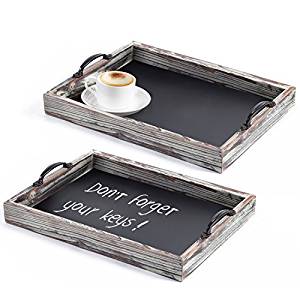 chalkboard serving tray