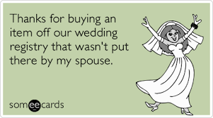 wedding registry