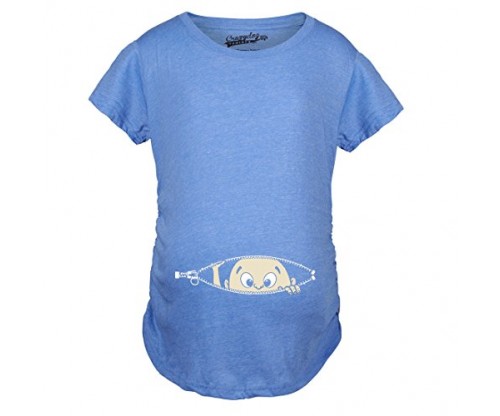 Maternity Baby Peeking T-Shirt