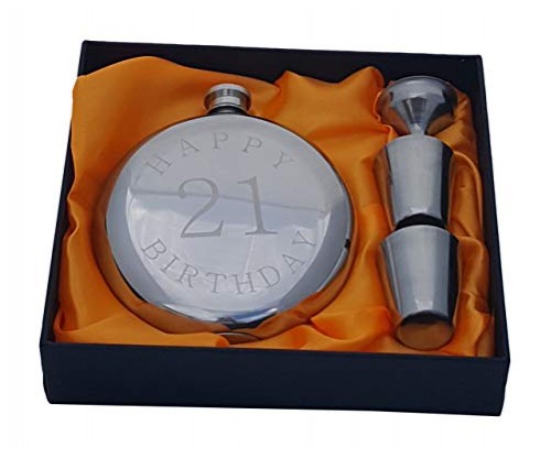 Happy 21st Birthday FlaskSet