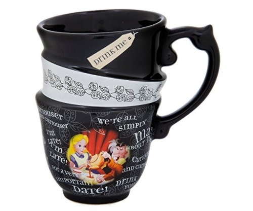 Alice in Wonderland Triple Stack Quotes Ceramic Cup