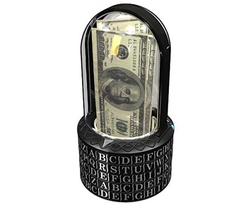 Puzzle Pod Cryptex Brain Teaser & Coin Bank