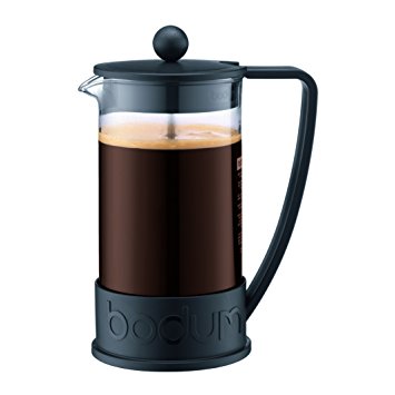 Bodum Brazil French Press Coffee Maker, 34 Ounce, 1 Liter, Black 