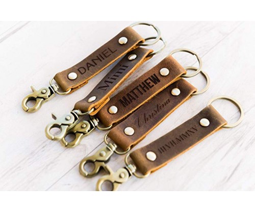 Create a Monogrammed Leather Key Ring: Quick Tutorial!