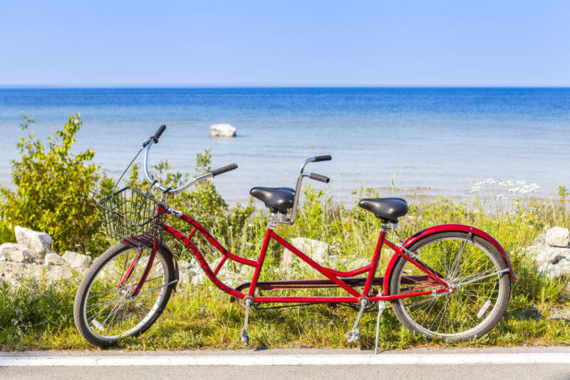 Tandem bike ride 