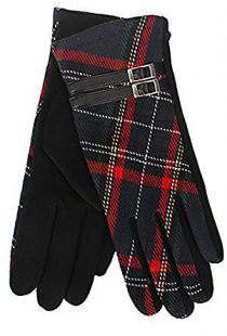  Tartan Traditions Check Tartan with Buckle Lined Ladies Gloves