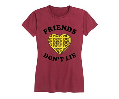 Friends Don’t Lie Waffle – Ladies Short Sleeve Classic Fit Tee