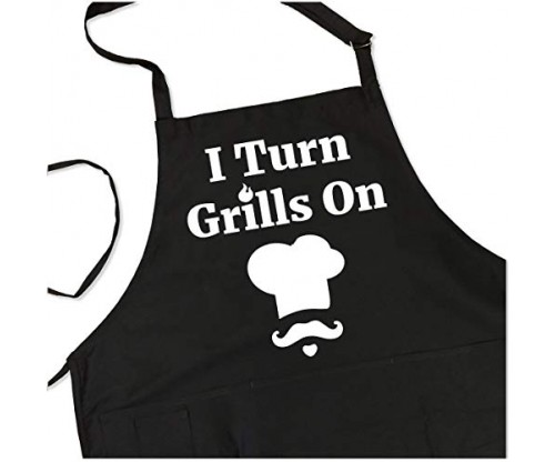 BBQ Grill Apron – I Turn Grills On