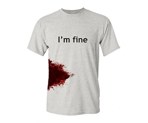 “I’m Fine” Graphic Zombie T-Shirt
