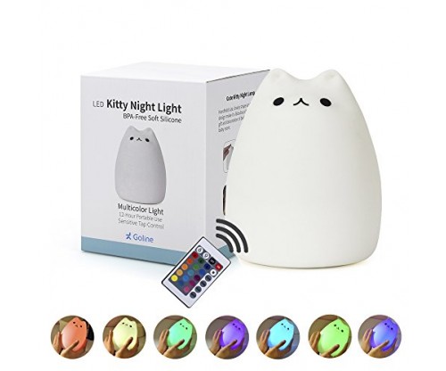 Cat Lamp, GoLine Remote Control Night Light
