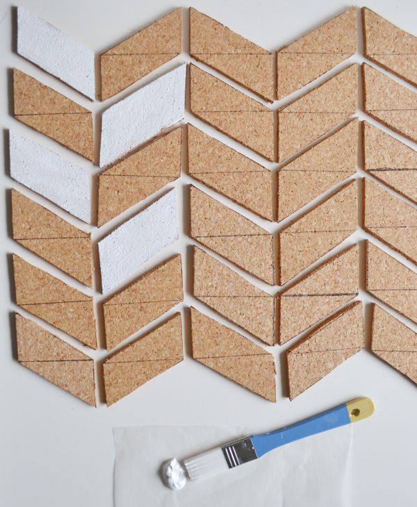 Herringbone Cork Board