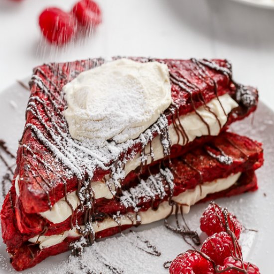 Red Velvet French Toast