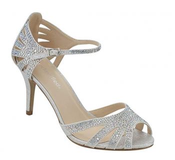 City Classified Comfort Strappy Rhinestone Sandals