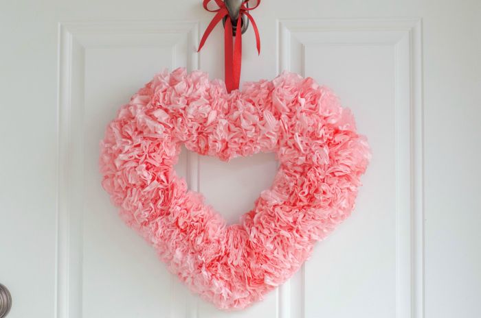 coffee filter wreath