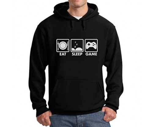 Eat, Sleep, Game – Men’s Hoodie