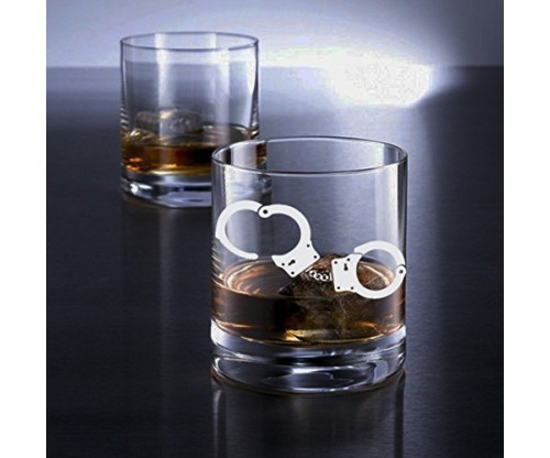 Policeman Whiskey Glass