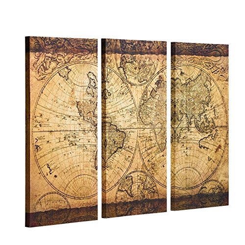 Vintage World Map Canvas - Great Vintage Decor Piece | ThatSweetGift